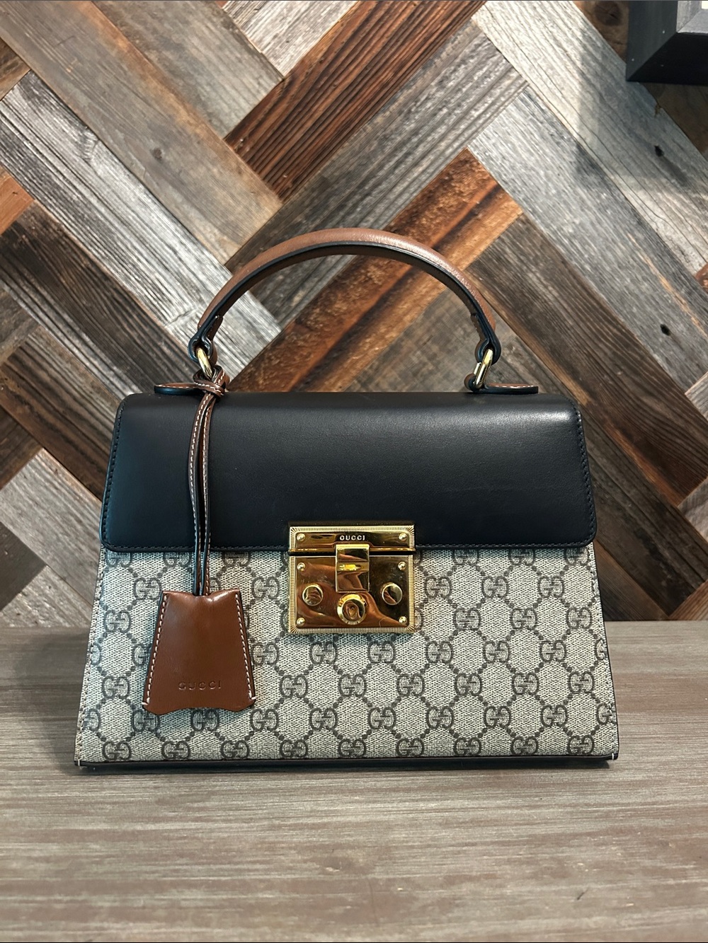 Gucci GG Supreme Top Handle Bag